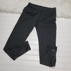 REI Women's Black Drawstring Full Length Mid Rise Active Leggings Size Small